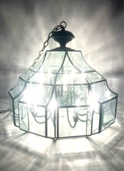 Frederick Raymond 2 Tier 15 Light Beveled Glass Chandelier Outdoor Entryway