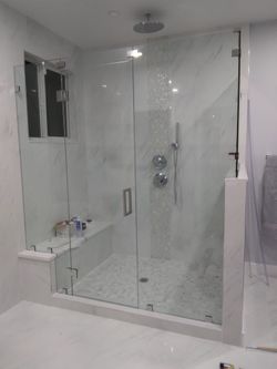 Frameless Door 60 X 80 3/8 In Tempered
