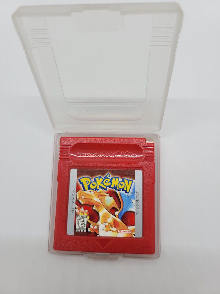 Pokemon Red Gameboy Color With OEM Nintendo Case