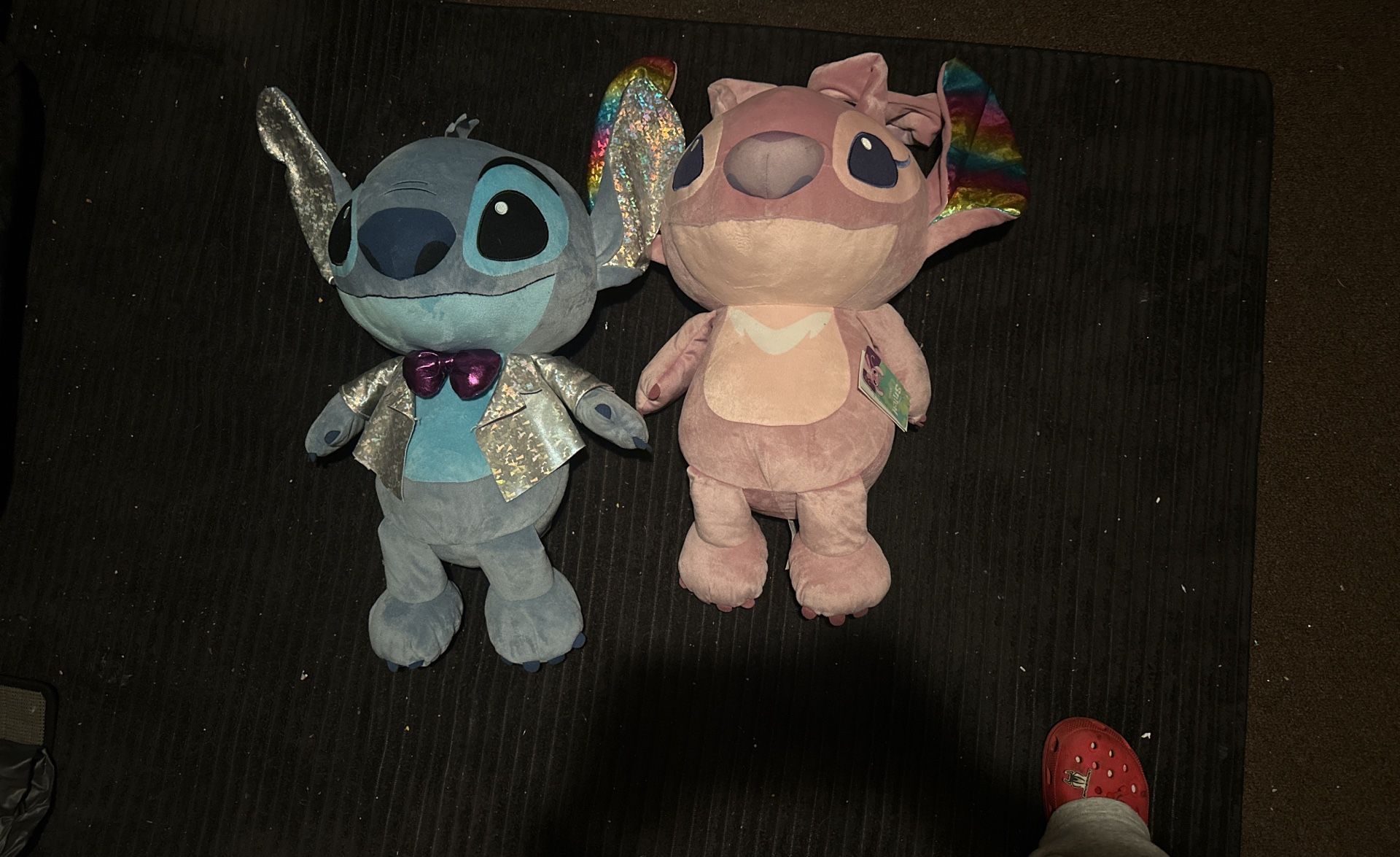 Stitch & Angel plushies