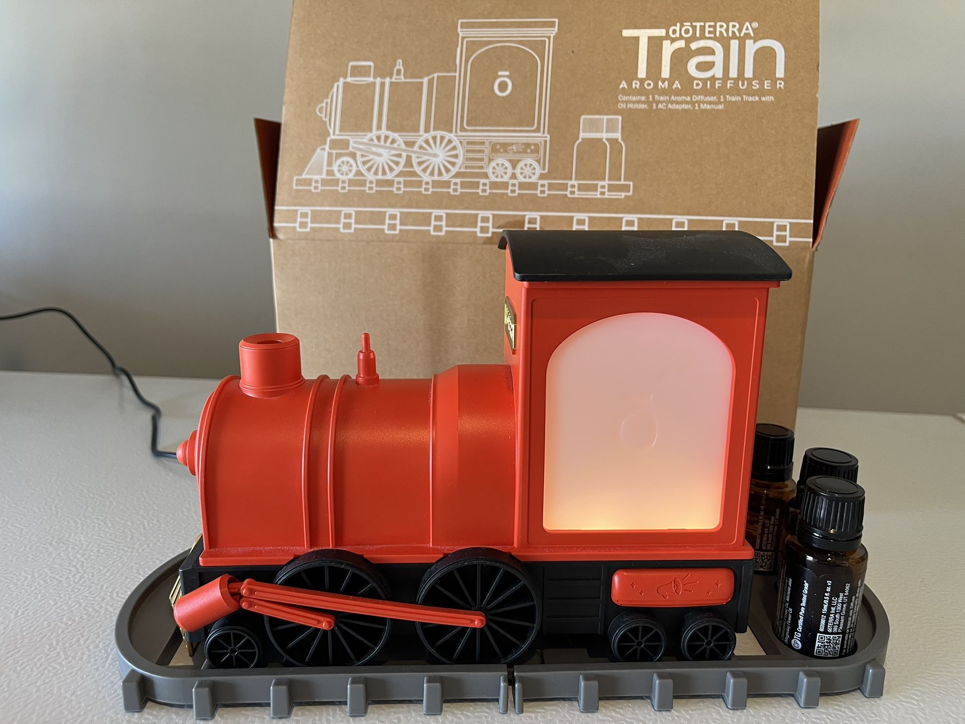 Doterra Train Diffuser with 4 doterra oils