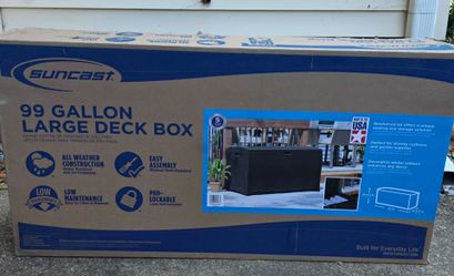 Suncast 99 Gallon Large Deck Box