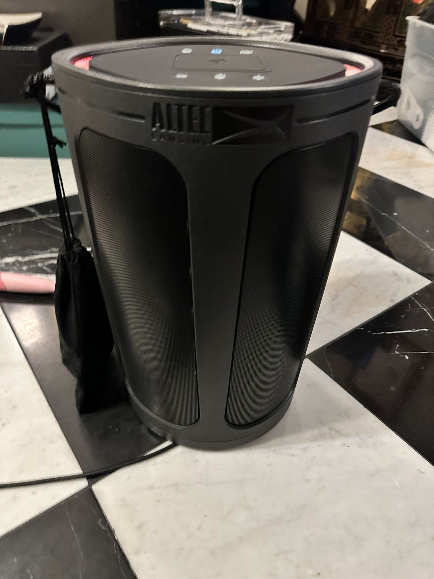Altec Lansing Soundbucket XL Waterproof Bluetooth Speaker Wireless Charging LED lights