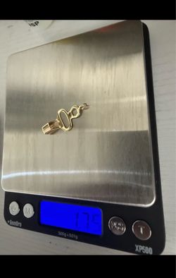 14k Gold Bottle Opener Pendant
