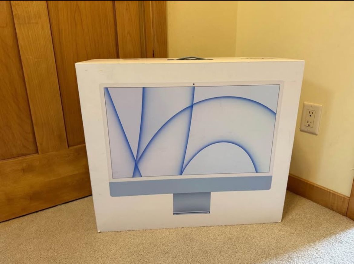 Apple iMac M1 blue 256gb SSD 8gb RAM RETINA 24 INCH