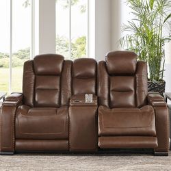 The Man-Den Power Reclining Loveseat

