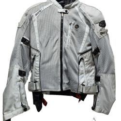Joe Rocket Motorcycle Jacket Sz L Mens Race Coat