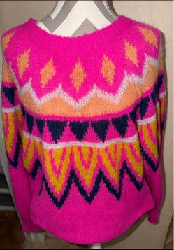 Ladies a new day pink sweater 2x