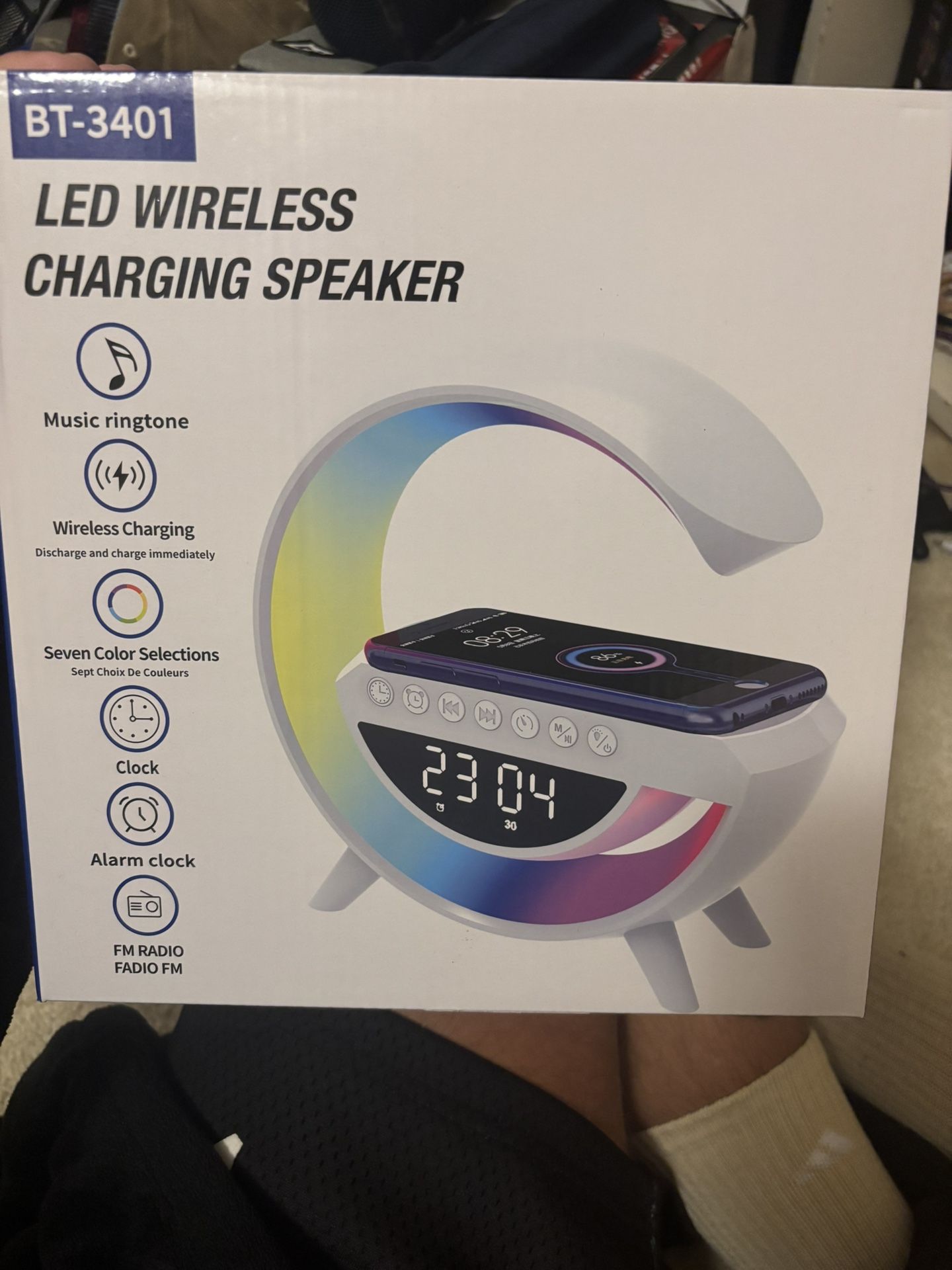 Bluetooth Alarm Wireless Iphone Charger