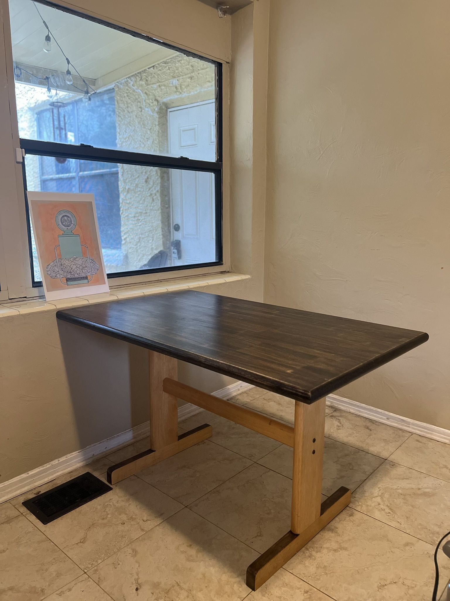 Dining Table (Real Wood, ~50β Wide)