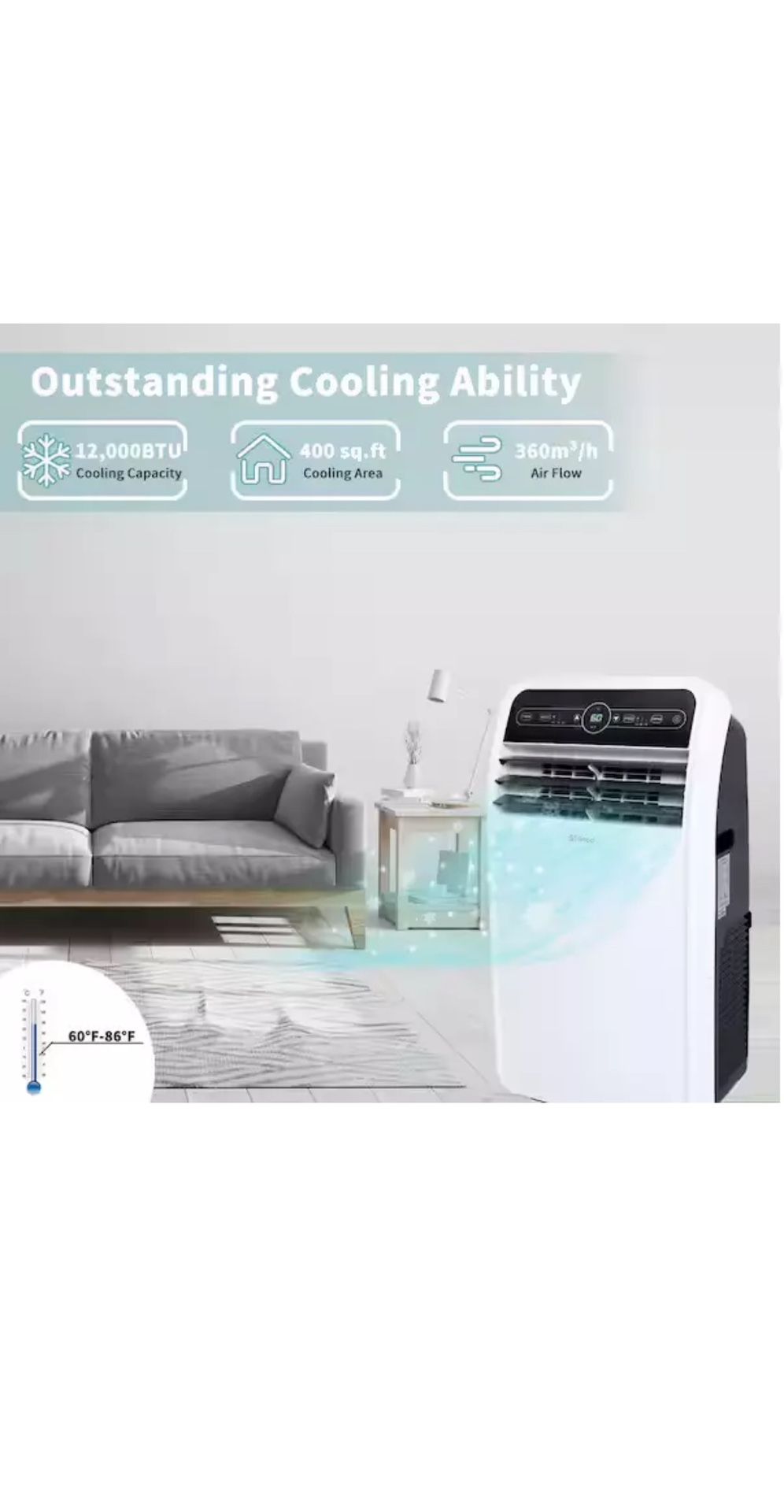 Shinco Air Conditioner New 7800 BTU