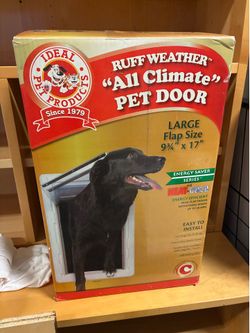 NEW Ruff Weather Pet Dog Door 9.75 x 17