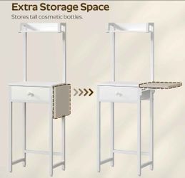 Compact vanity table