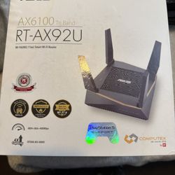 Asus WiFi Router RT-AX92U AX6100 Tri Band