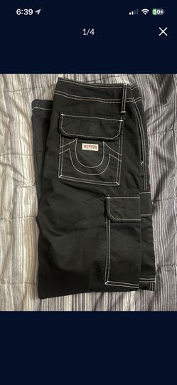 True religion black carpenter pants