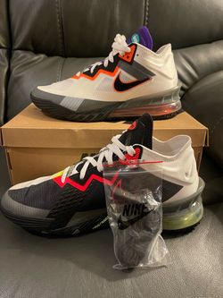 Nike LeBron 18 Low Air Max 95 Greedy 2020 MULTICOLOR CV7562-100 Men's 9.5 Shoes