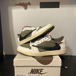Travis Scott Jordan 1 Olive