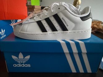 New Adidas Superstar Sneakers White Black