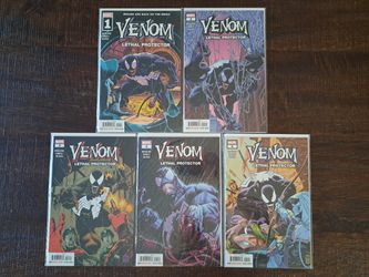 Venom Lethal Protector #1-5 Complete Mini-Series (5 books)