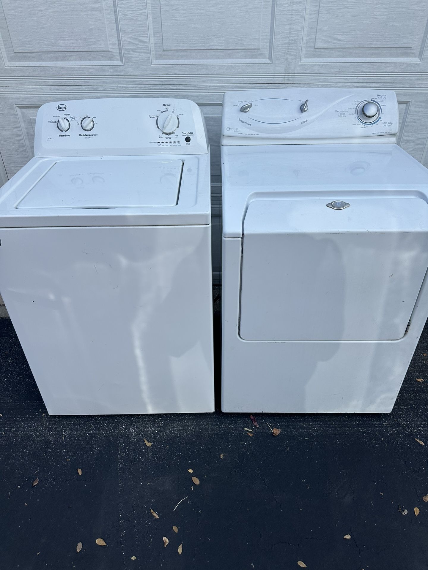 Whirlpool Washer and Maytag Dryer