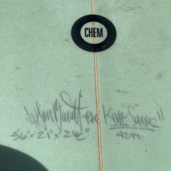 5’6 Fish chemistry Surfboard