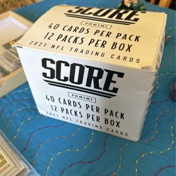 2021 Score Football Fat Pack Box