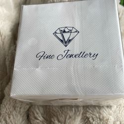 Sapphire Necklaces for Women S925 Sterling Silver Crystal