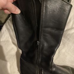 Womens Vintage Leather Harley Davidson Boots 