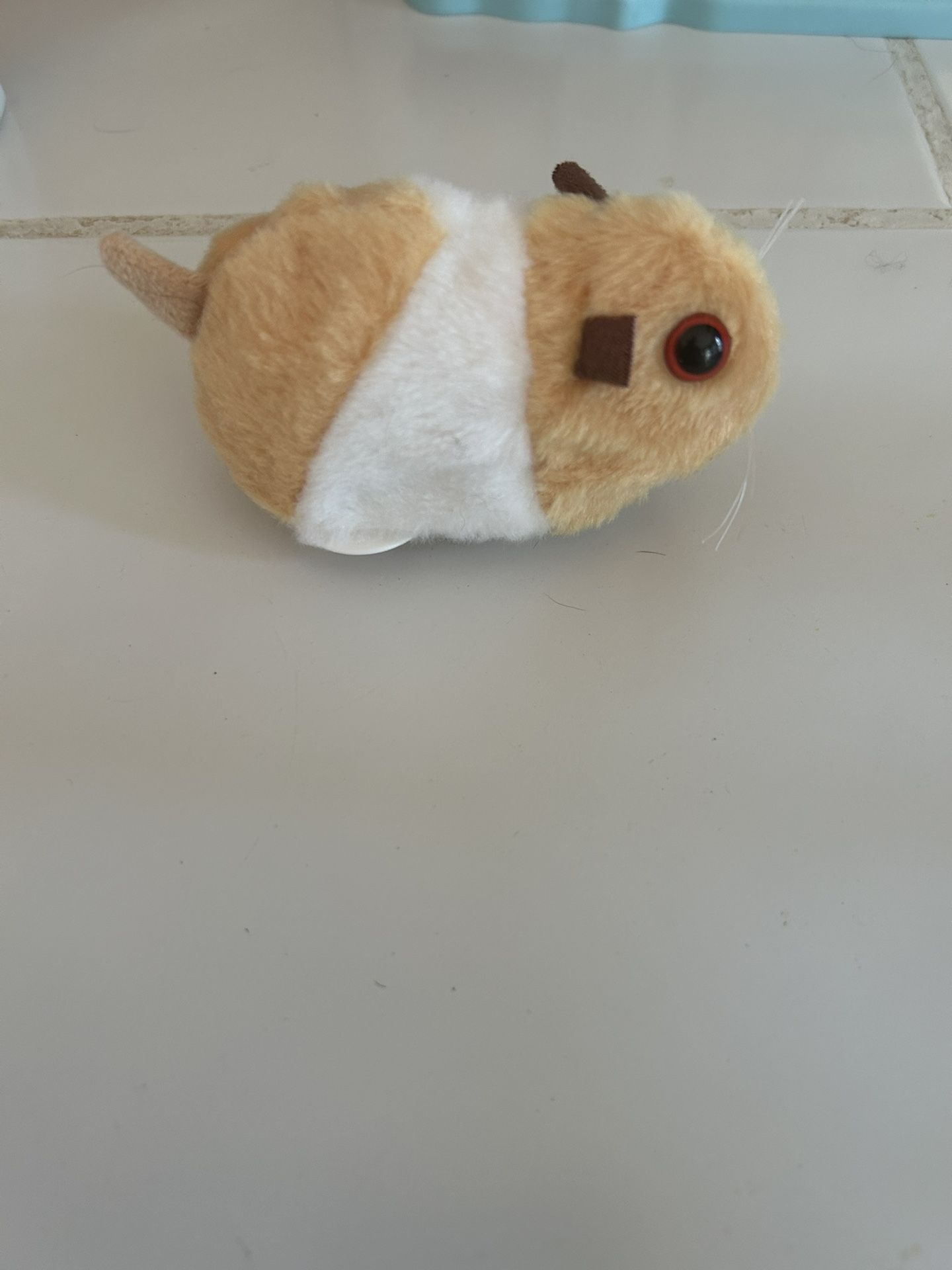 Hamster Ball Electric Toy 360 Automatic Rotation Running Hamster for Children Gift Electronic Pets Toy Beige