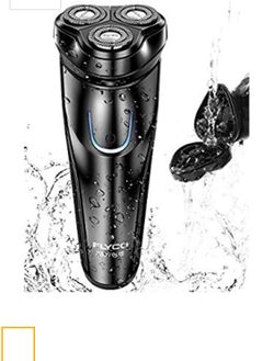 Electric Razor for Men,FLYCO Wet & Dry Mens Razors for Shaving Electric Cordless With Pop-up Trimmer,Rotary Razors Electric Shavers for Men Waterproo