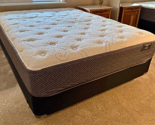 Queen Size Ashley-Sleep Anniversary Edition Mattress and Box Spring with frame