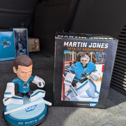 San Jose Sharks Martin Jones Bobblehead 