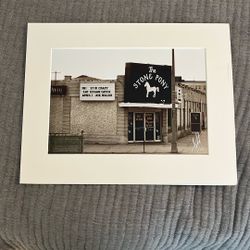 Hamms Art Studio Stone Pony Matted Print