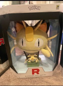 2026 SDCC EXCLUSIVE JAZWARES POKEMON BLASTING OFF AGAIN MEOWTH HOT AIR BALLOON