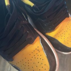 Yellow And Black Jordan 1s