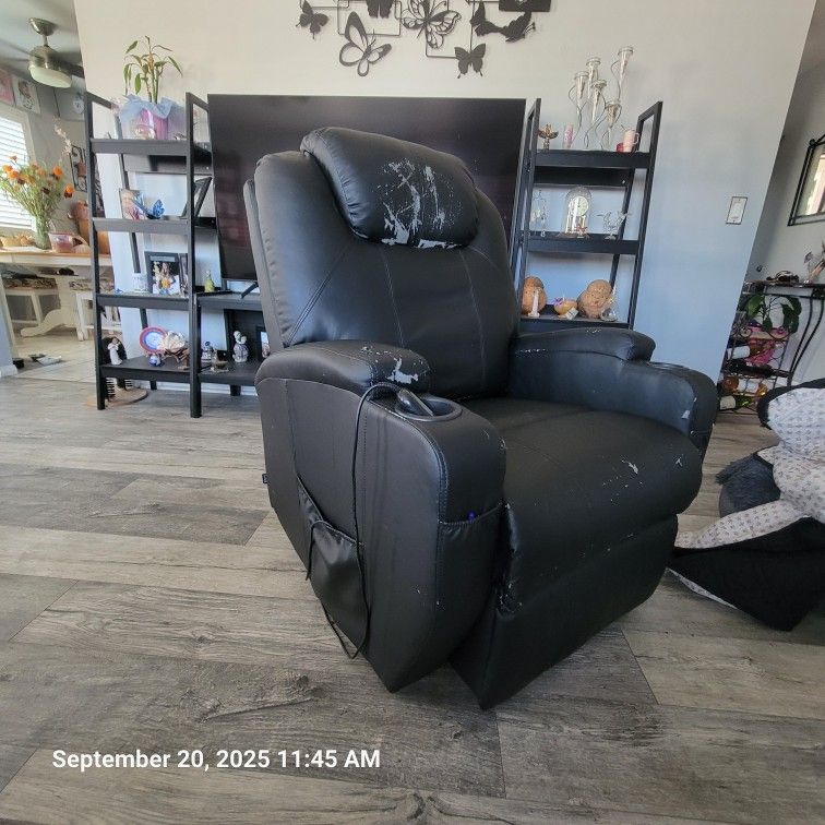 ***Power lift recliner with heat and vibration***