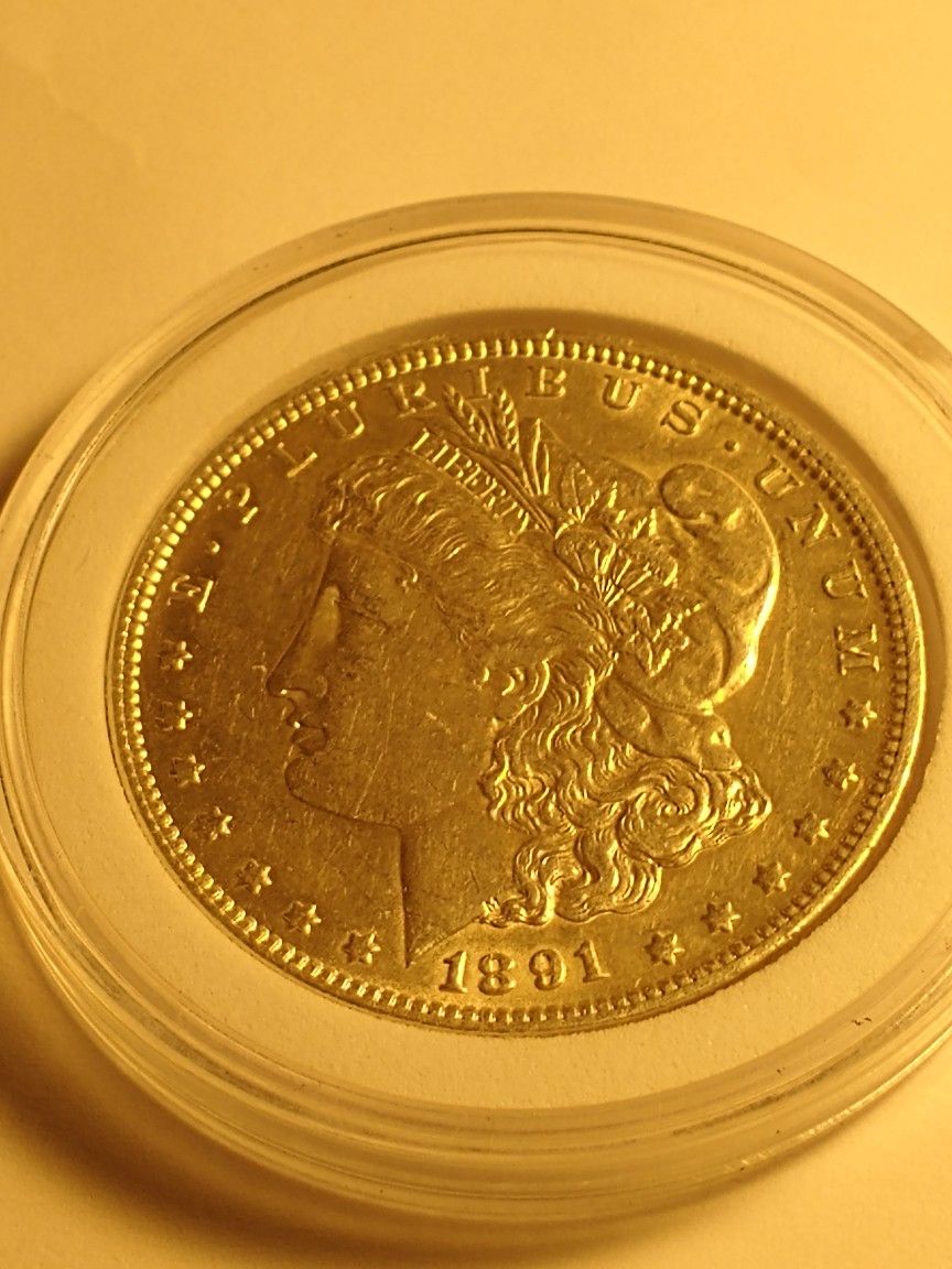 1891 Morgan Silver Dollar 