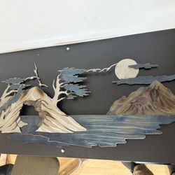 Metal Wall Art Plasma Cut Heated Metal