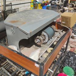 Bench Stone Grinder/Polisher Enclosed With Air filter + Hood