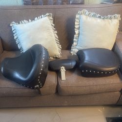 Mustang Motorcycle Seats With Headrest