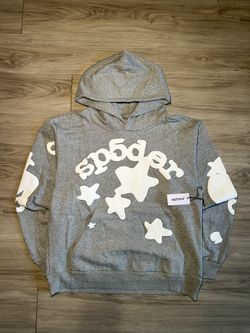 Sp5der Hoodie Grey Beluga 