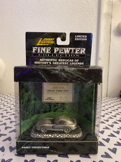 Dodge Viper GTS Johnny Lightning Replica Fine Pewter Collection Limited Ed 1999