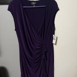 Purple cocktail dress. NWT size 18