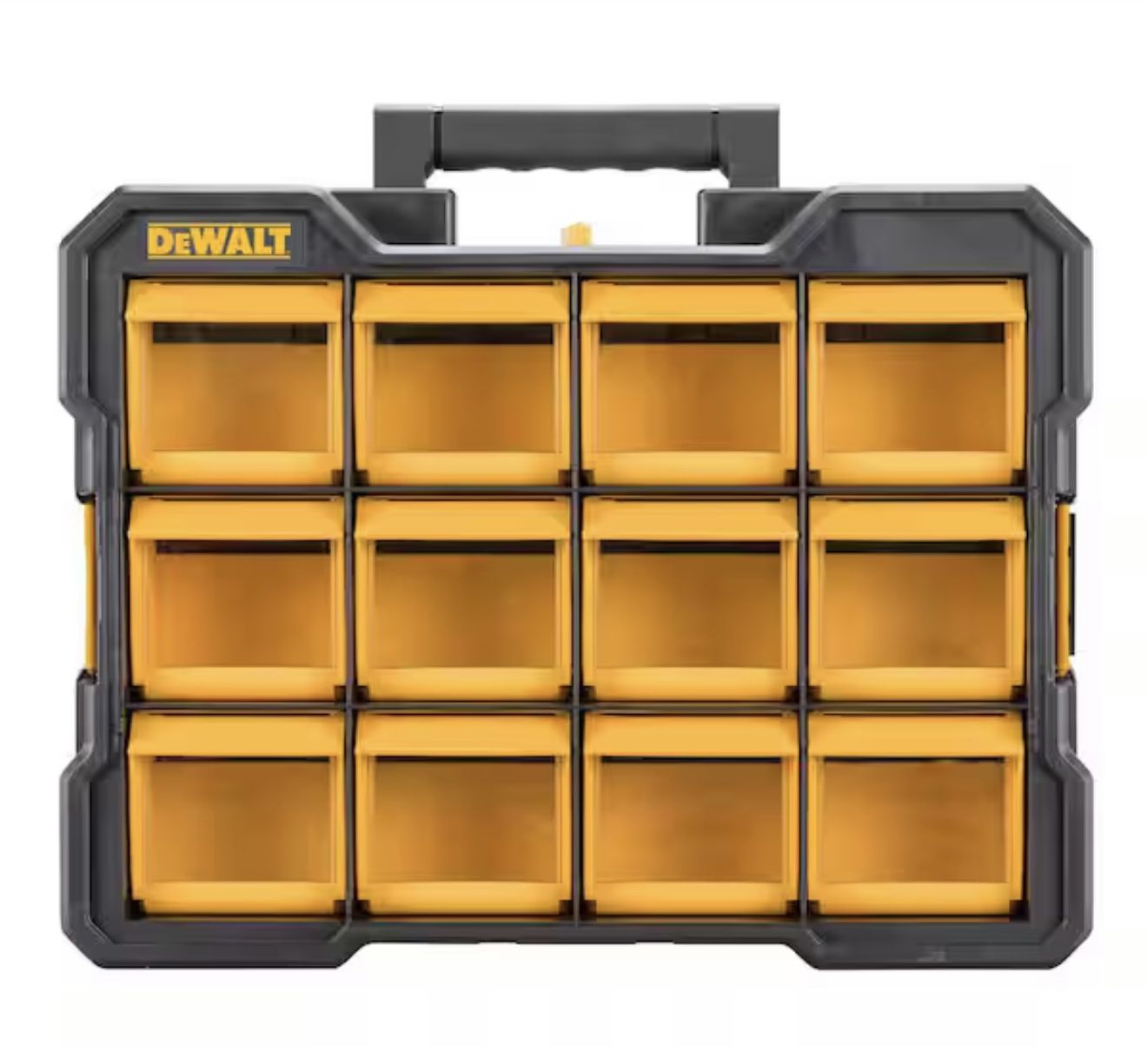 DEWALT Plastic 12-Compartment Small Parts Organizer Flip Bin