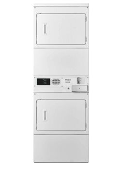 New Whirlpool CSP2940HQ Electric Stack Dryer, Coin-Drop Equipped