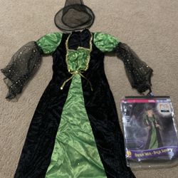 Sparkling witch Halloween Costume- 8$