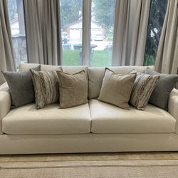Ora Foam Sofa and Oversized Chair from Living Spaces