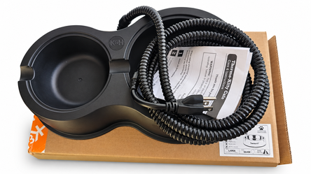 K&H Thermo-Kitty Cafe Heated Base Only 30W Black Working No Bowls