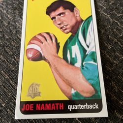 Joe Namath Card #122 NY Jets