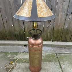 Antique Fire Extinguisher Lamp 